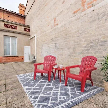 Logis Marybail, Elegant Avec Terrasse Dans Immeuble Art Deco, Pres De La Gare Et Du Centre-ville A 公寓
